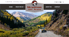 Desktop Screenshot of mountainautorepair.net