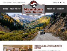 Tablet Screenshot of mountainautorepair.net